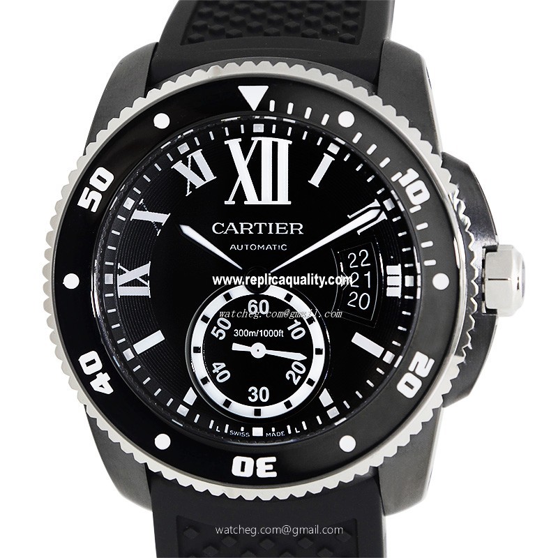 Cartier CALIBRE DE CARTIER WSCA0006 Automatic Stainless Steel Black
