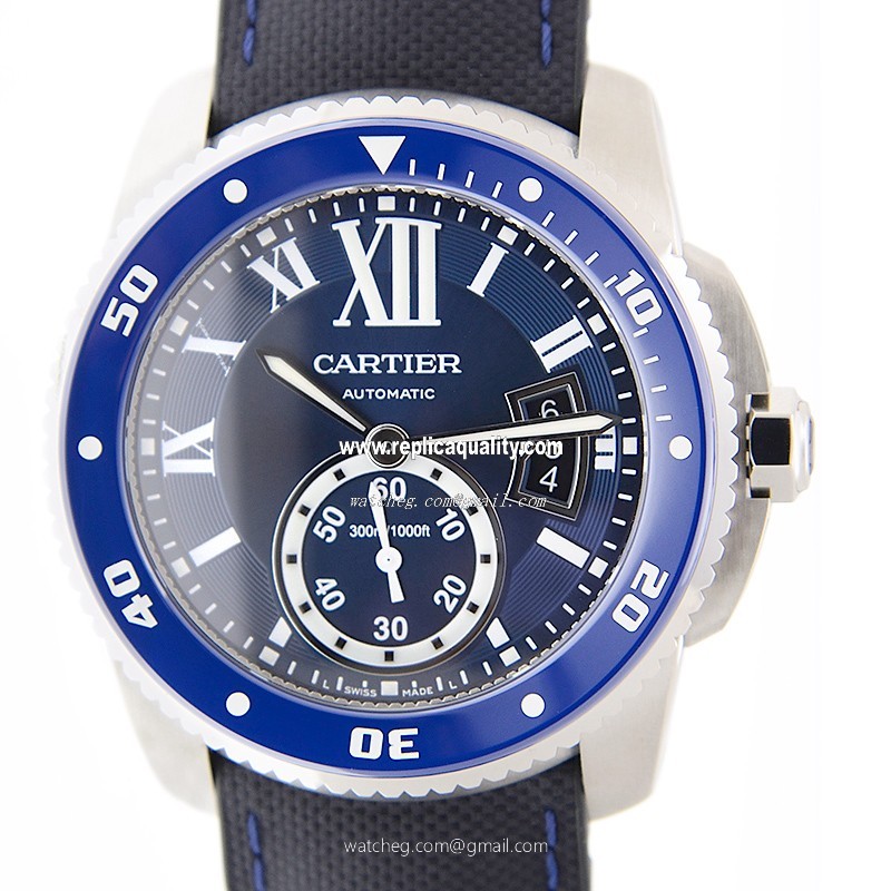 Cartier CALIBRE DE CARTIER WSCA0010 Automatic Stainless Steel Blue