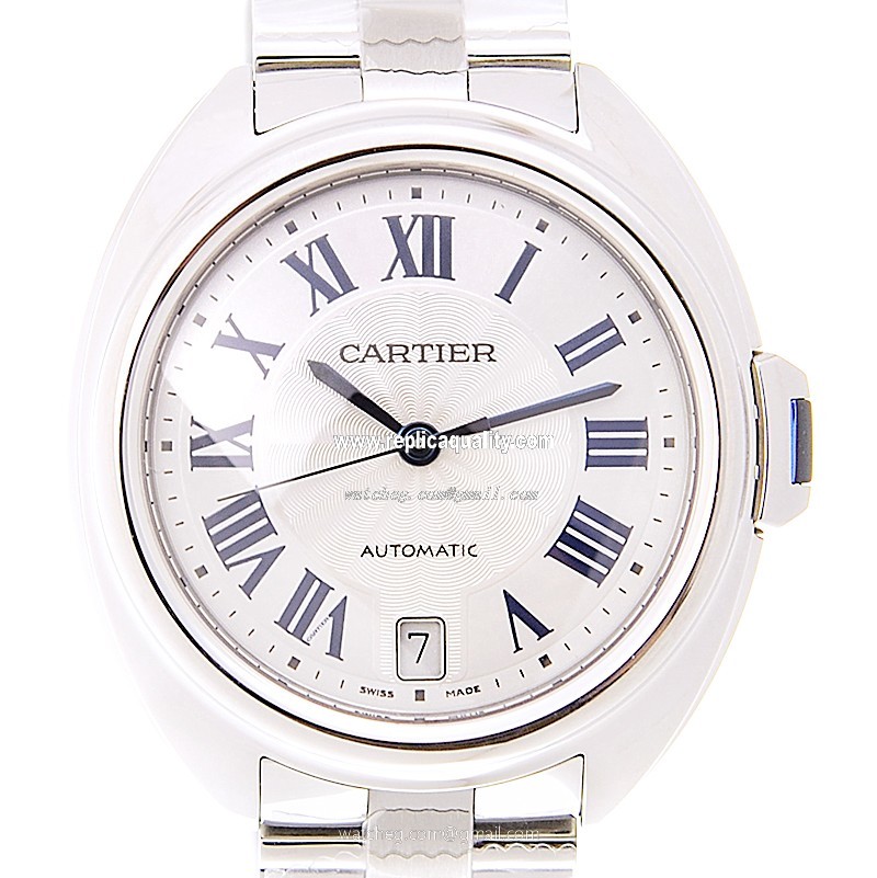 Cartier CLe DE CARTIER WSCL0006 Automatic Stainless Steel Silvery & White
