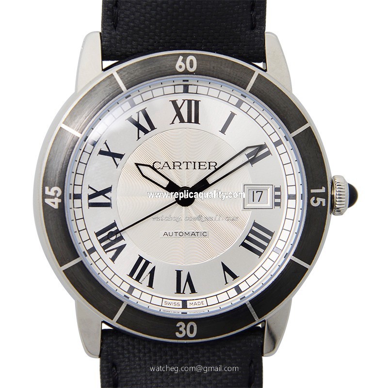 Cartier ROTONDE DE CARTIER WSRN0002 Automatic Stainless Steel Silvery & White