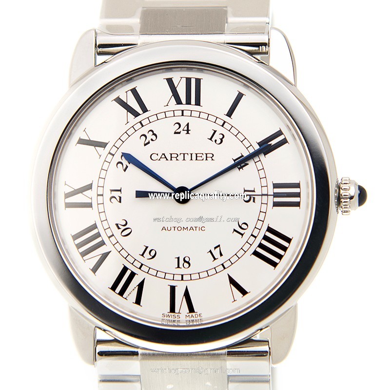 Cartier RONDE SOLO DE CARTIER WSRN0012 Automatic Stainless Steel White