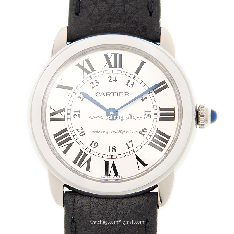Cartier RONDE SOLO DE CARTIER WSRN0019 Quartz Stainless Steel Silver
