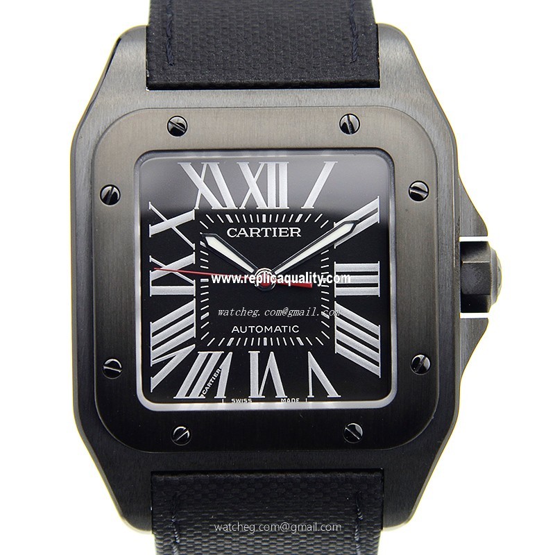 Cartier SANTOS WSSA0006 Automatic Stainless Steel Black