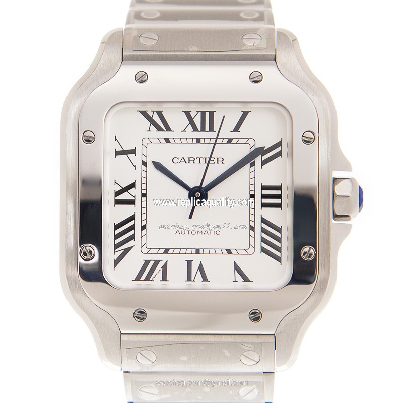 Cartier SANTOS DE CARTIER WSSA0010 Automatic Stainless Steel White