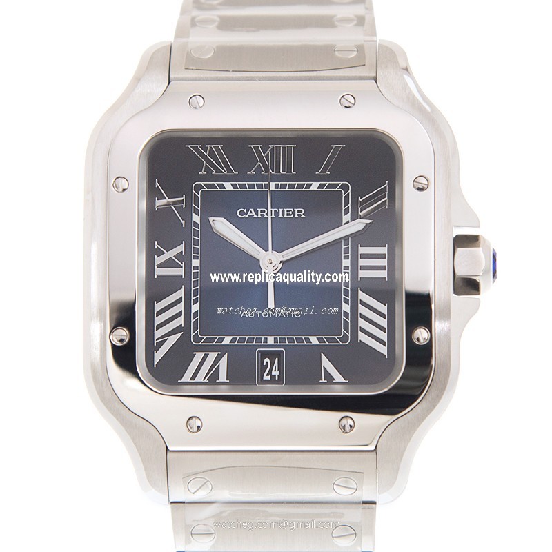 Cartier SANTOS DE CARTIER WSSA0013 Automatic Stainless Steel Blue