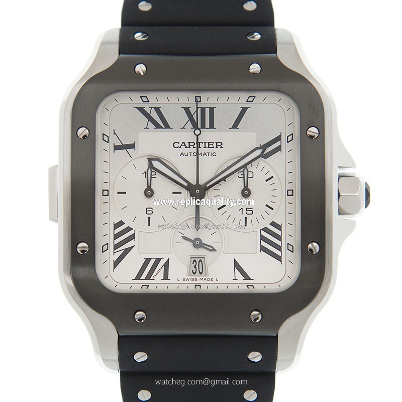 Cartier SANTOS WSSA0017 Automatic Stainless Steel White