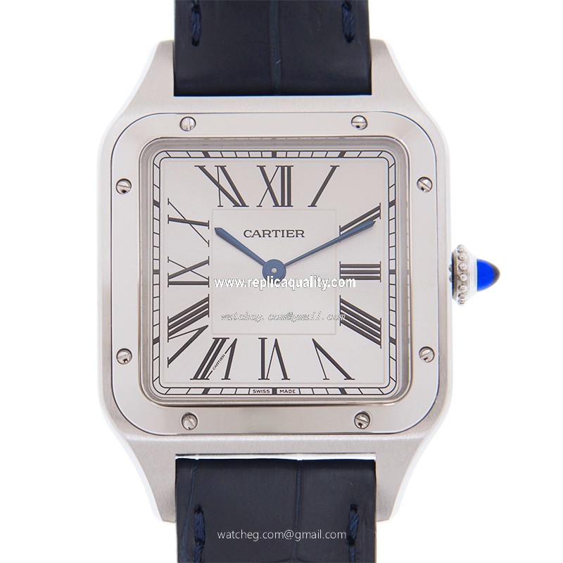 Cartier SANTOS WSSA0022 Quartz Stainless Steel Silver