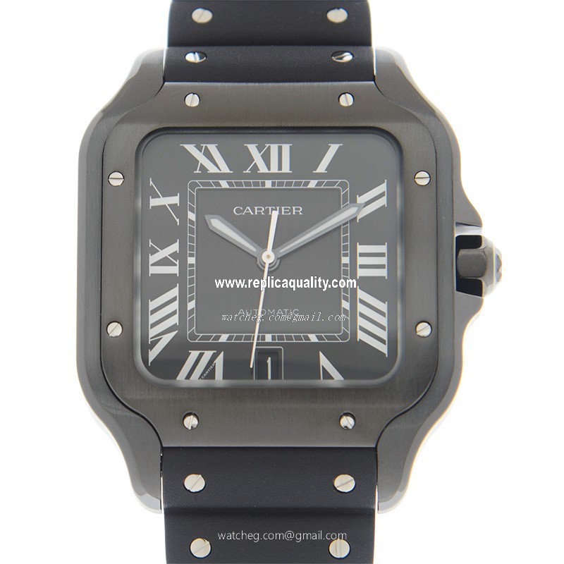Cartier SANTOS WSSA0039 Automatic Stainless Steel Black