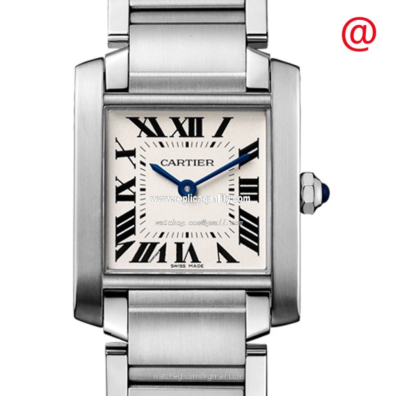 Cartier TANK WSTA0005 Quartz Stainless Steel Silver