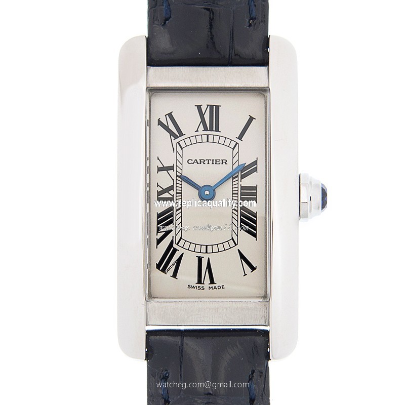 Cartier TANK WSTA0016 Quartz Stainless Steel Silver