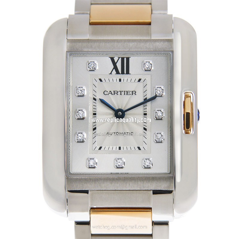 Cartier TANK WT100025 Automatic Stainless Steel Silver
