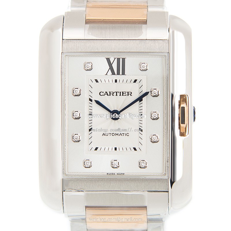 Cartier TANK WT100034 Automatic Stainless Steel Silver