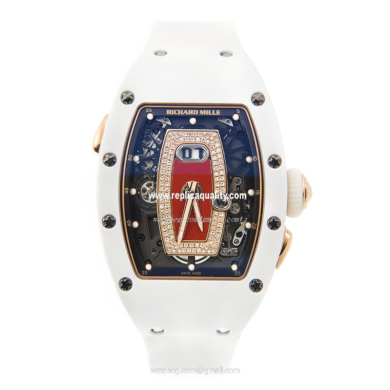 Richard Mille RM37 CERAMIC JASPER DIAMOND RED DIAL 2