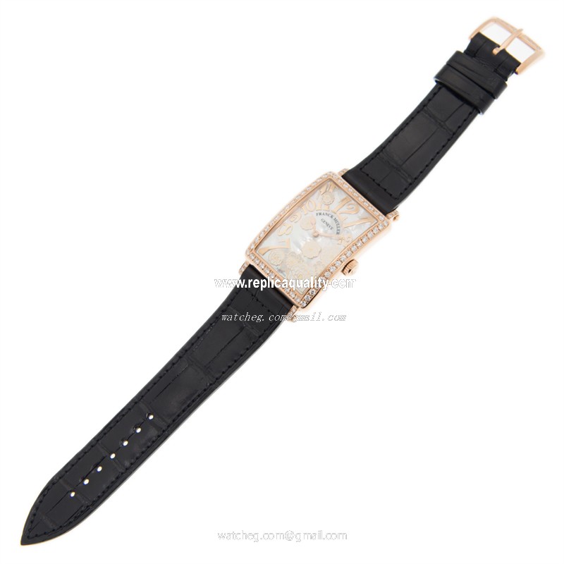 Franck Muller 952 QZ REL MOP BC D 1R LS (5N) - BLACK STRAP 2