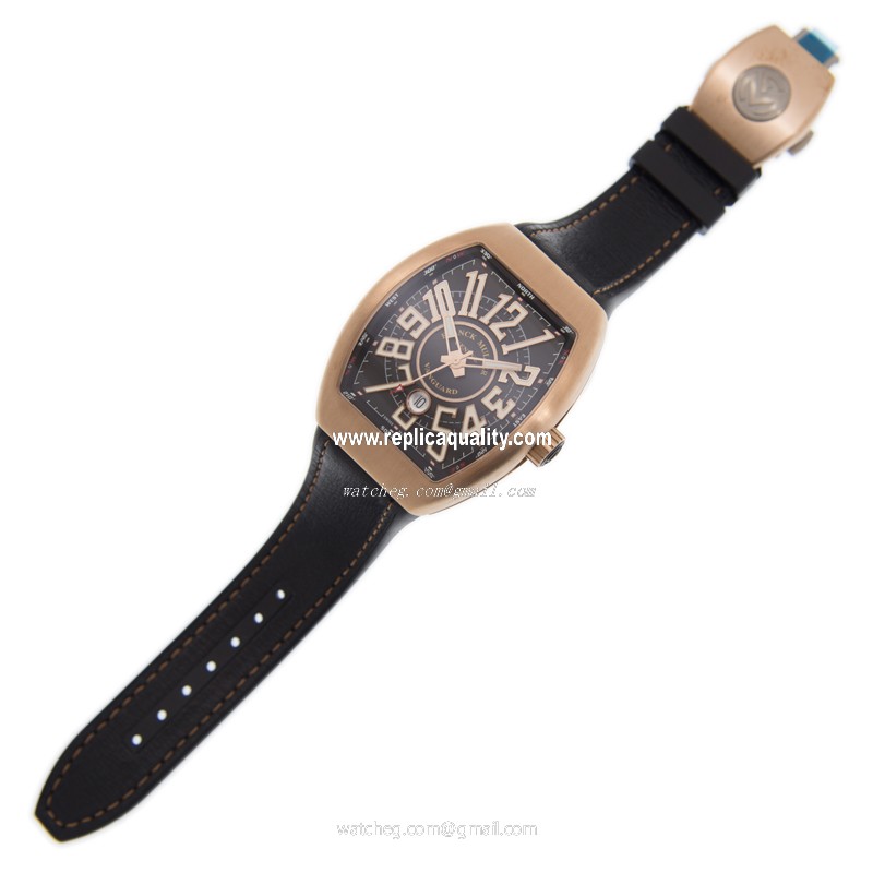 Franck Muller V 45 SC DT CIR (BZ.NR.BR) - BLACK  2