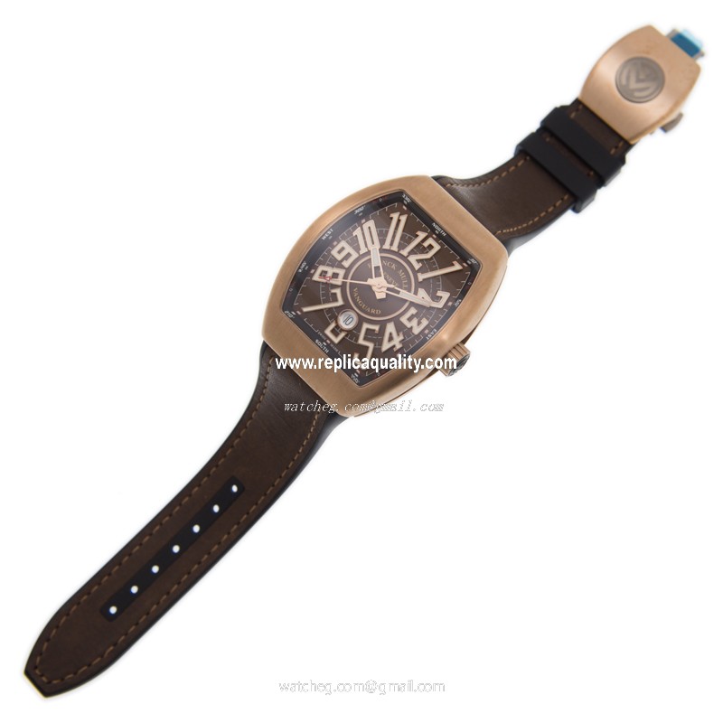 Franck Muller V 45 SC DT CIR (BZ.BR.NR)-BROWN 2