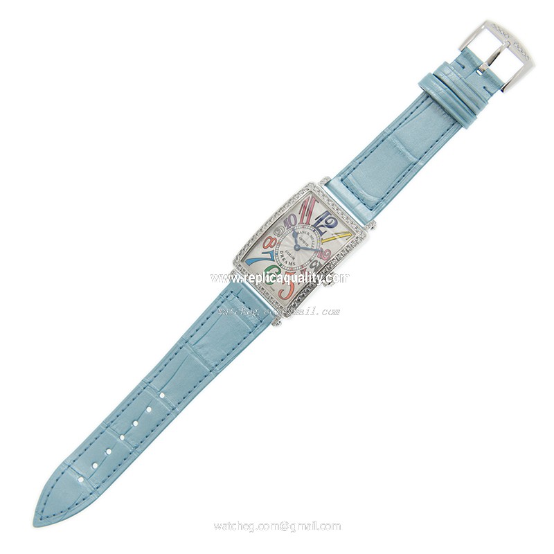 Franck Muller 952 QZ COL DRM D 1R (AC) - BABY BLUE STRAP 2