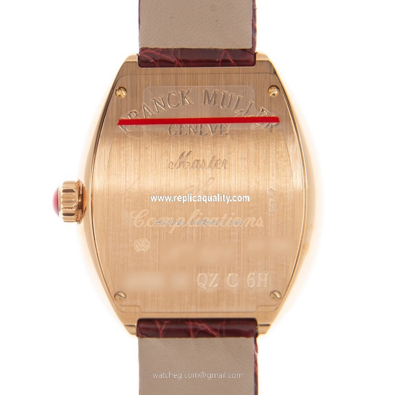 Franck Muller 5002 M QZ C 6H (5N)-RED STRAP 3