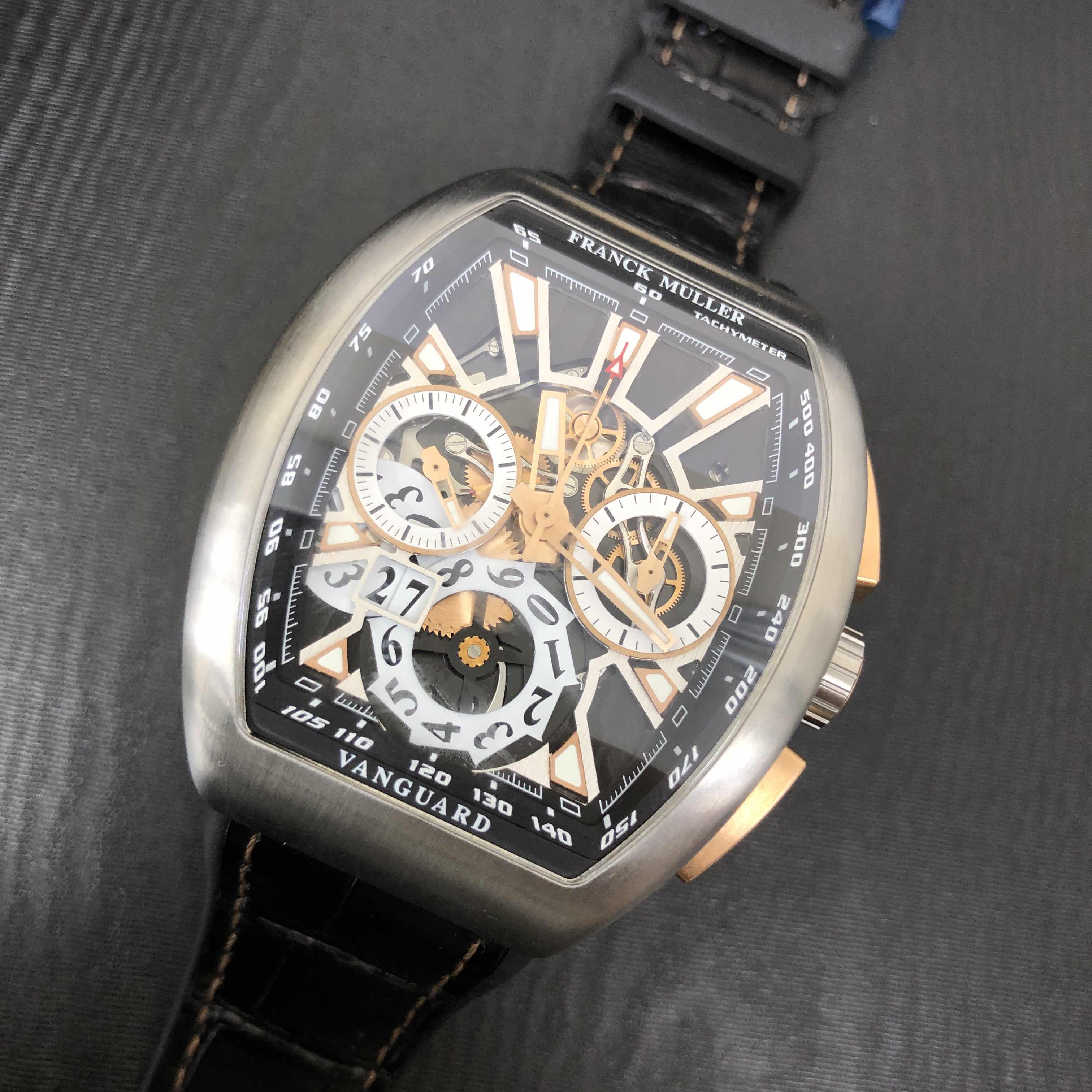 Franck Muller V 45 CC DT GD SQT (AC.BR.NR) 5