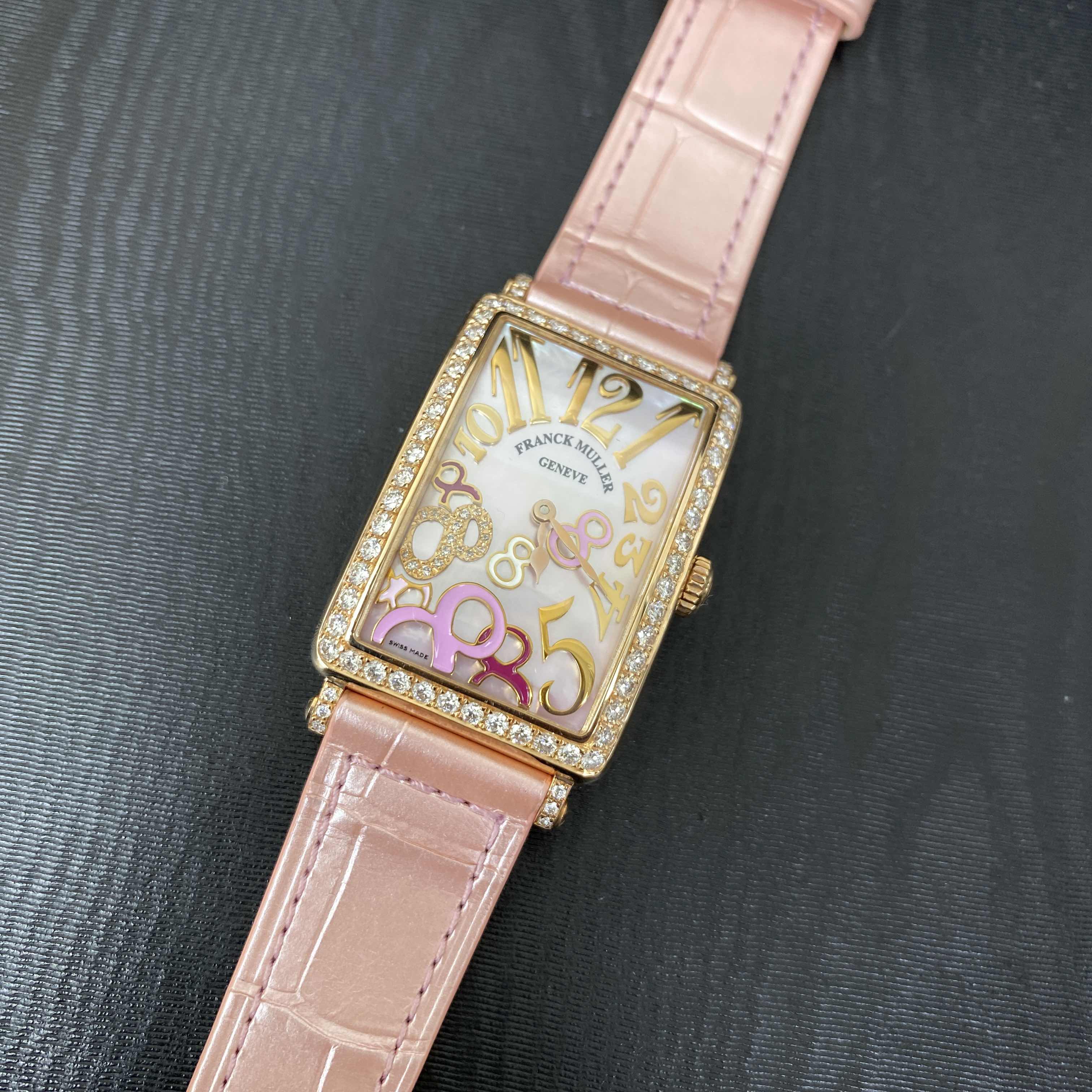 Franck Muller 952 QZ REL 8CD MOP RS D 1R (5N)-PINK  5