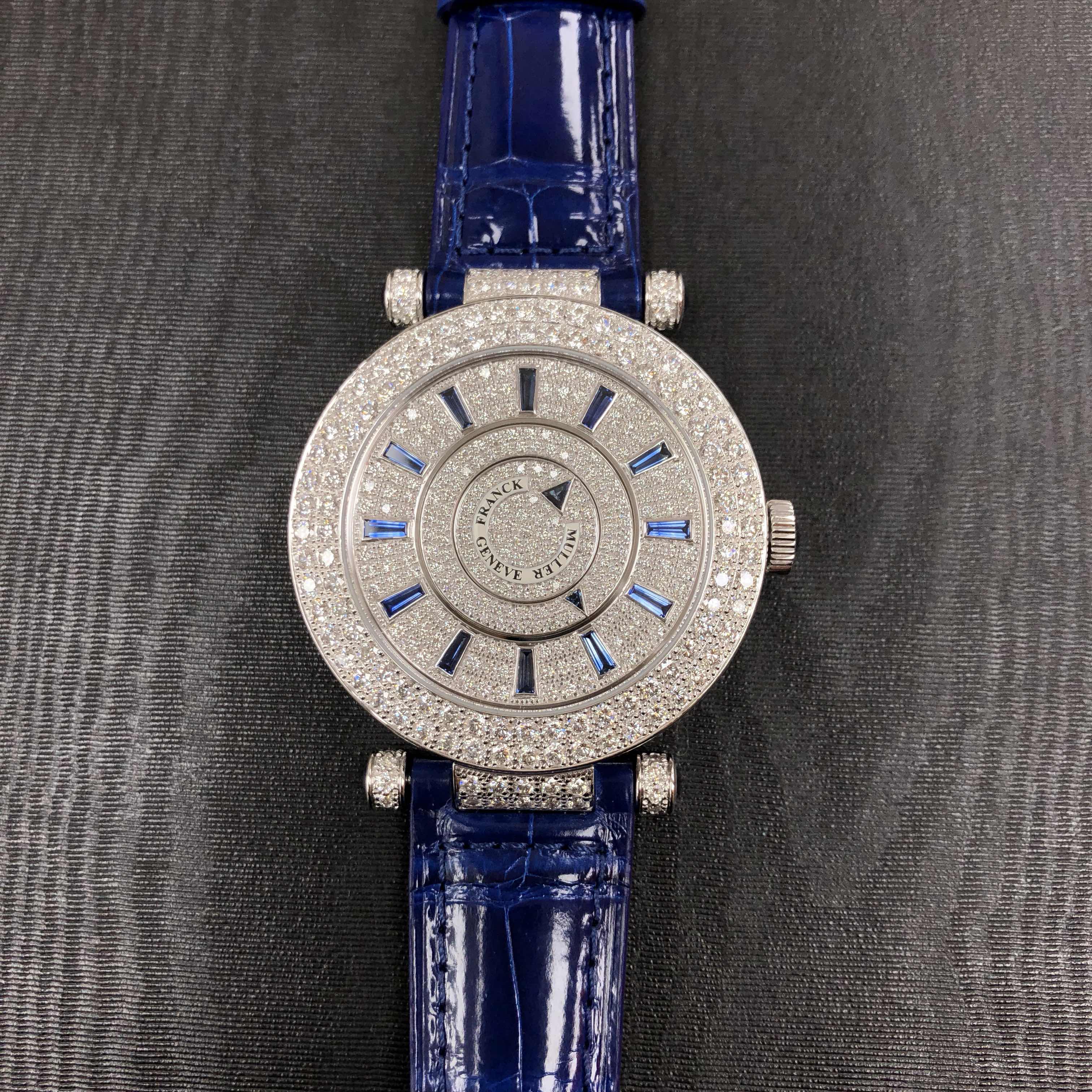 Franck Muller DM 42 D 2R CD (OG) - BLUE  6