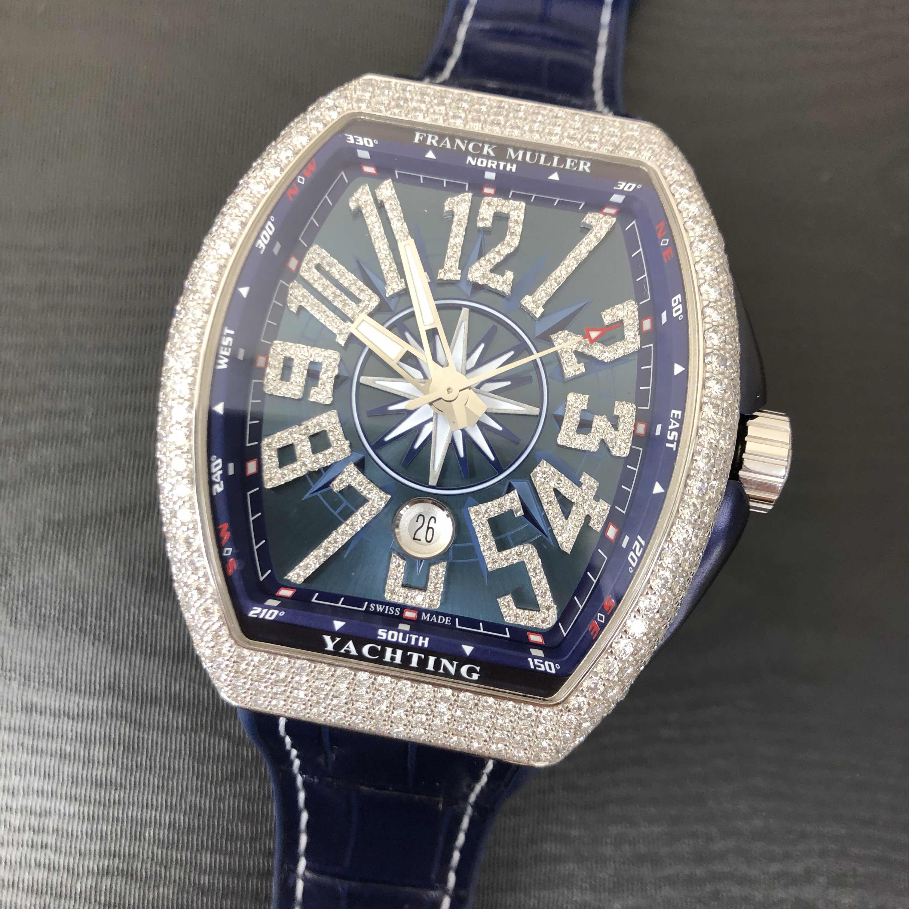 Franck Muller V 45 SC DT D NBR CD YACHTING (OG.BL) 6