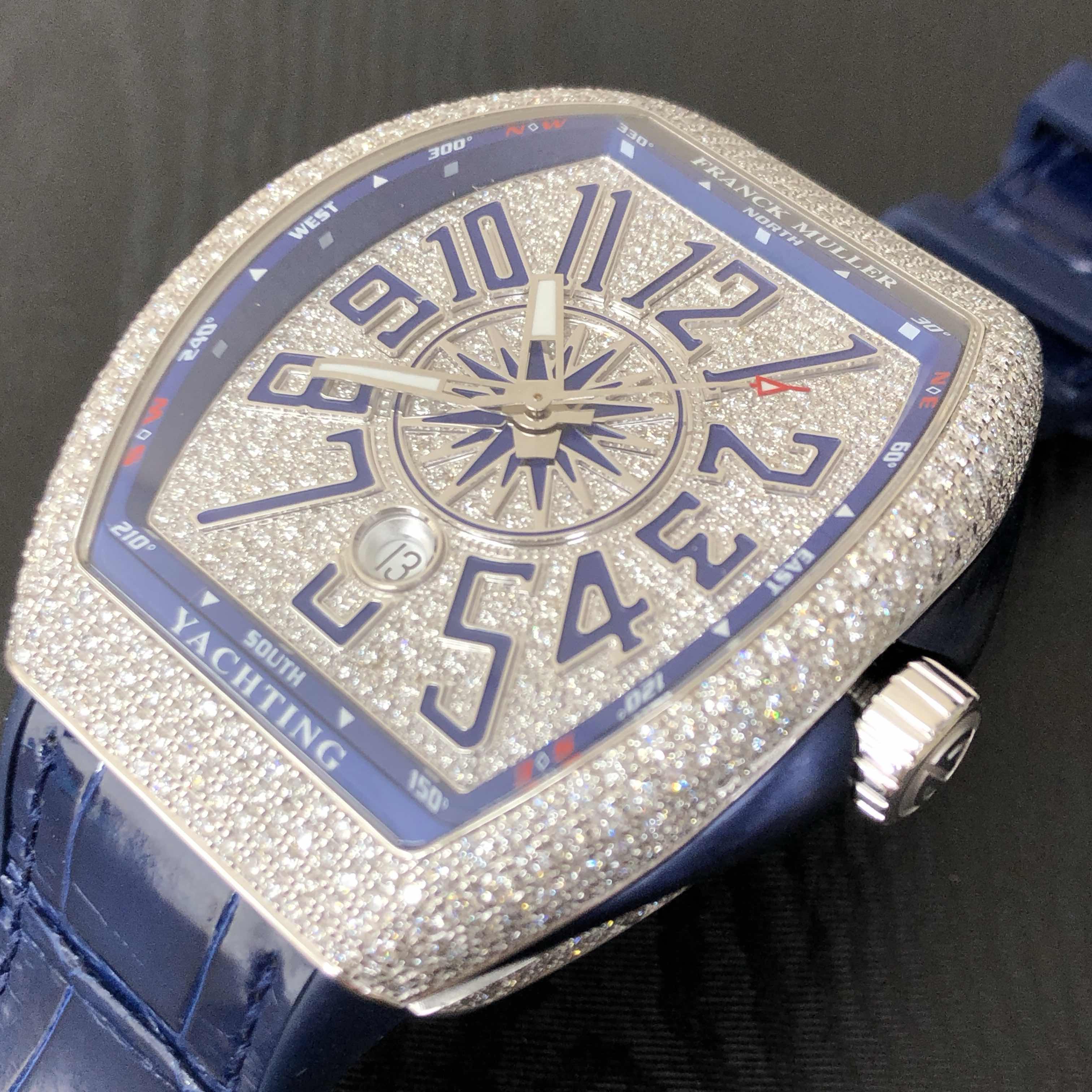 Franck Muller V 45 SC DT D CD YACHTING (OG.BL) 6