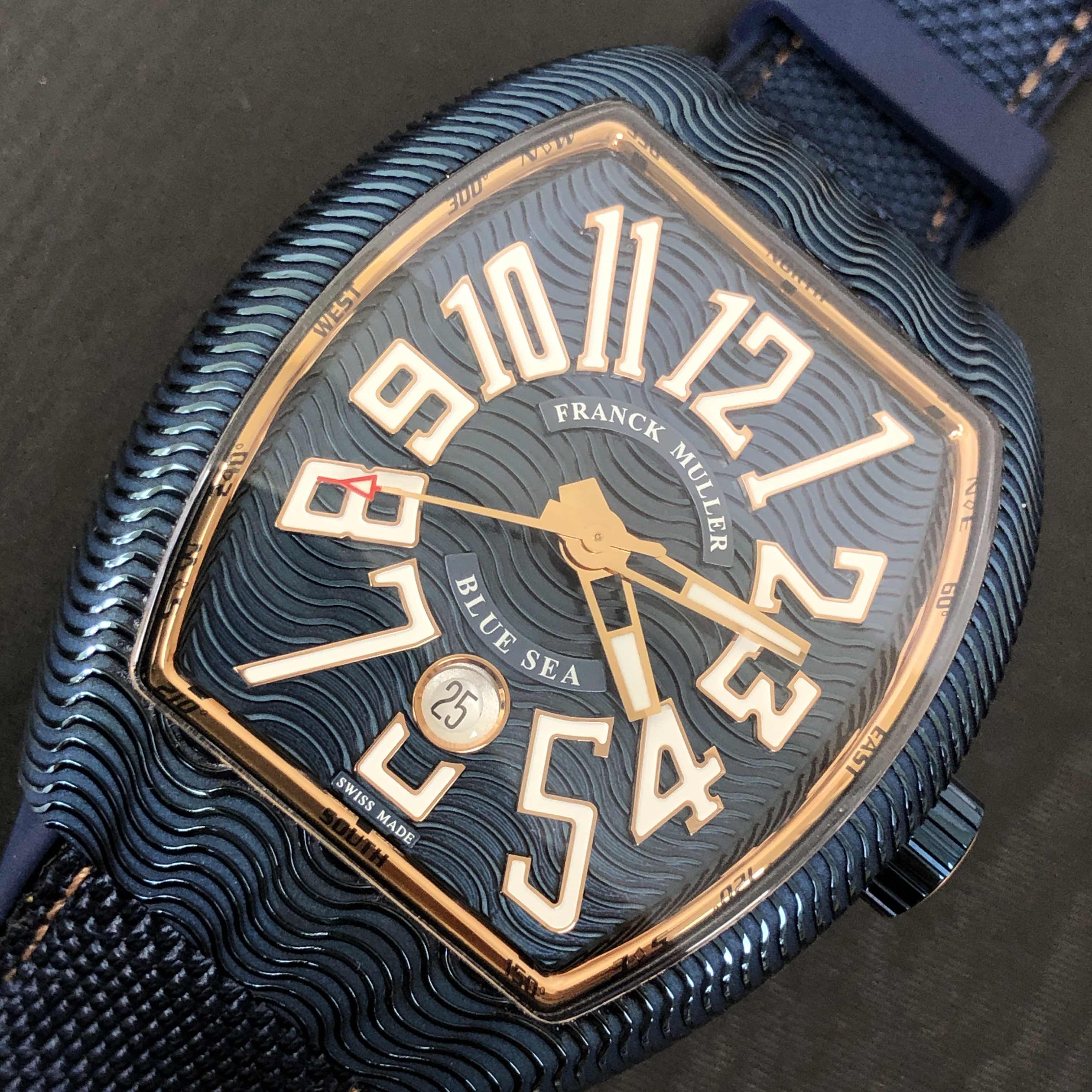 Franck Muller V 45 SC DT BLUE SEA (AC.BL.5N) 6