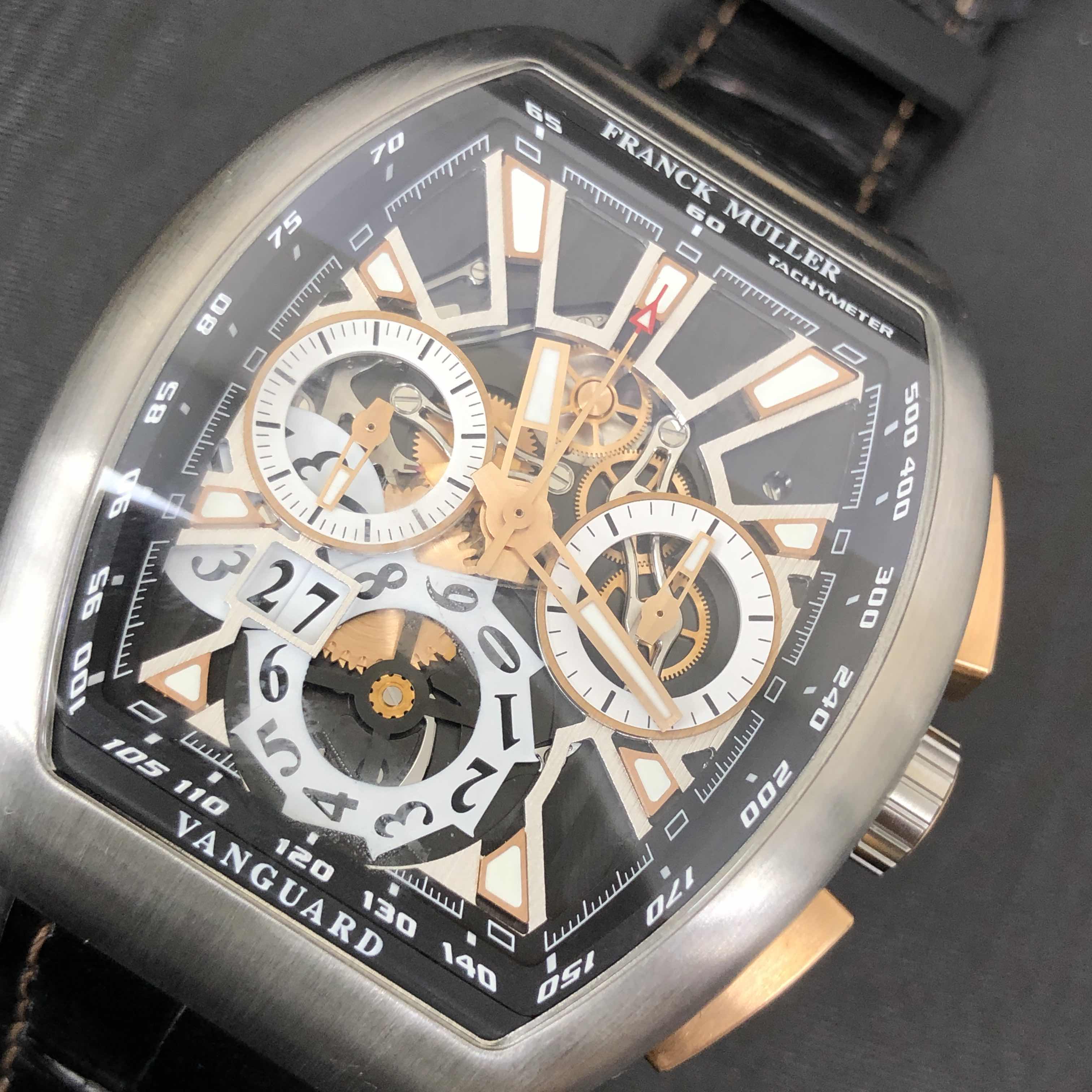 Franck Muller V 45 CC DT GD SQT (AC.BR.NR) 6