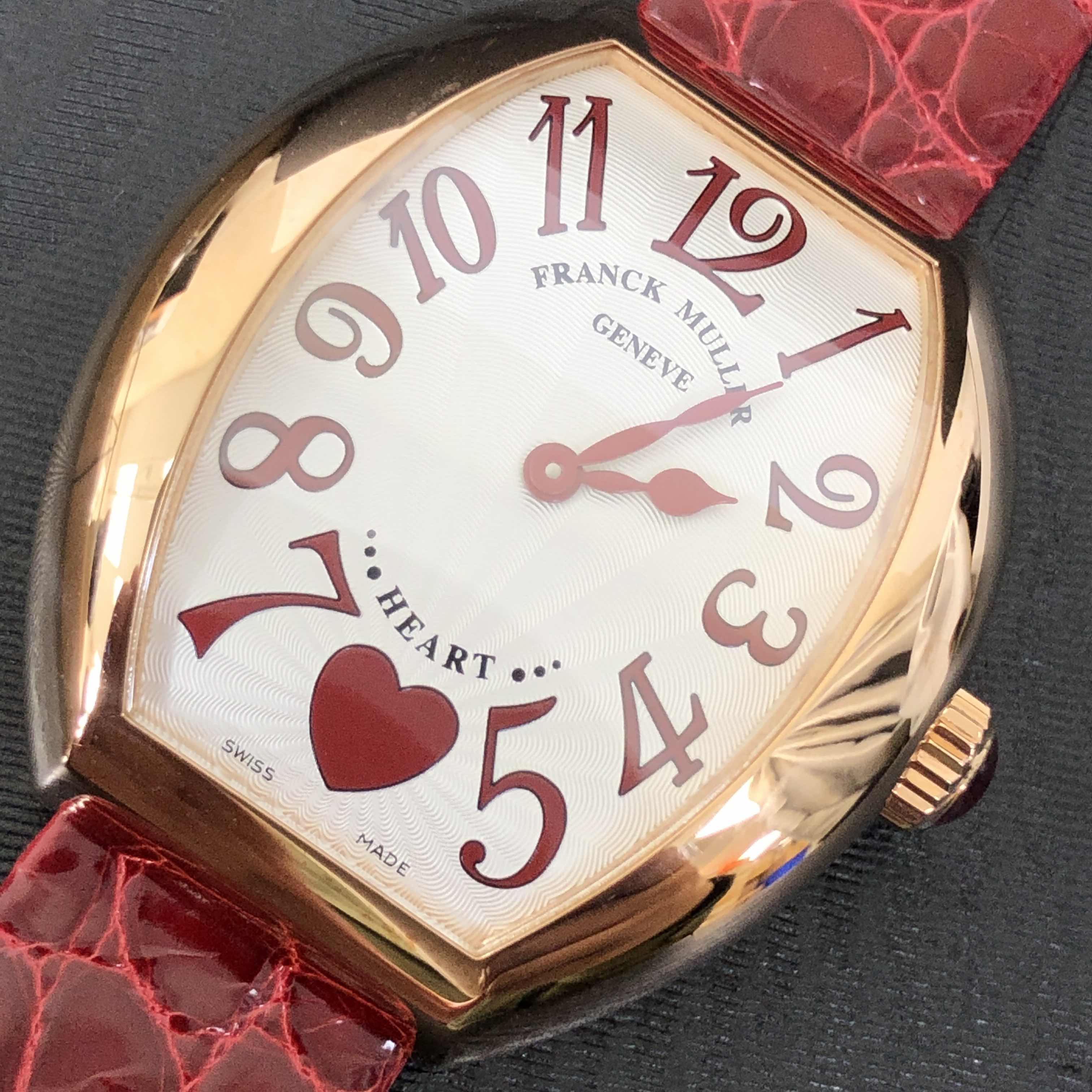 Franck Muller 5002 M QZ C 6H (5N)-RED STRAP 6
