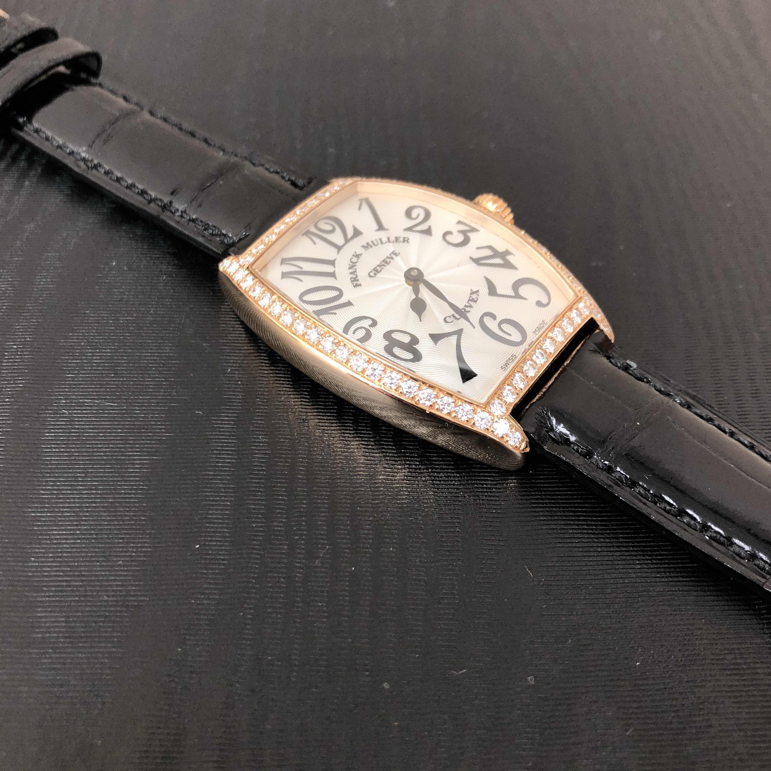 Franck Muller 2852 QZ D 1R (5N) - BLACK STRAP 7