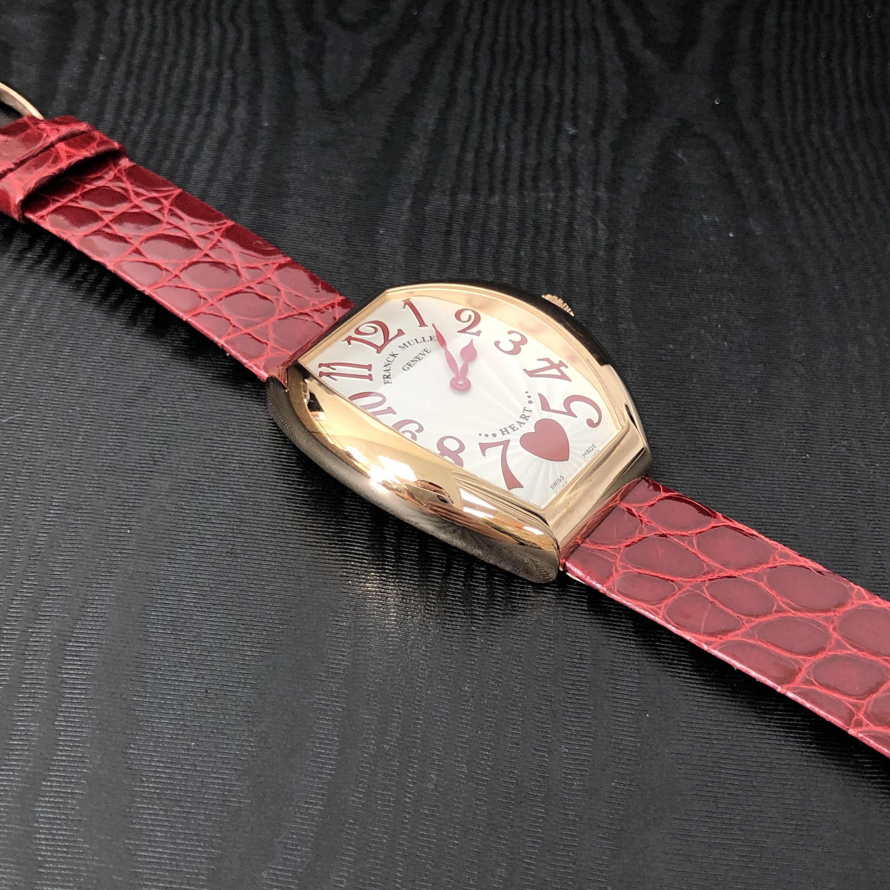 Franck Muller 5002 M QZ C 6H (5N)-RED STRAP 7