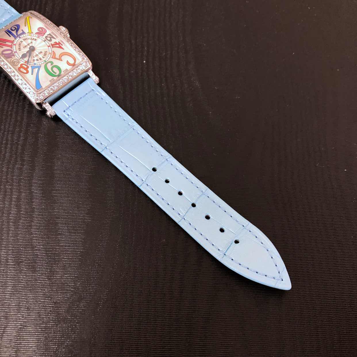 Franck Muller 952 QZ COL DRM D 1R (AC) - BABY BLUE STRAP 8