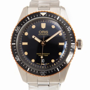 Oris DIVERS 01 733 7707 4354-07 8 20 18 Automatic Stainless Steel Black