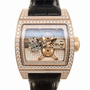 Corum BRIDGE 022.715.85-OF01 0000 Automatic 18kt Rose Gold & Diamonds Pink