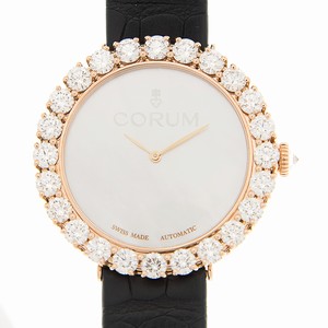 Corum CLASSIQUE 058.100.85-0001 PN01 Automatic 18kt Rose Gold & Diamonds White