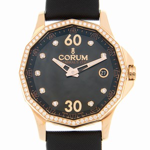 Corum ADMIRALS CUP 082.101.85/0041 PN10 Automatic 18kt Rose Gold & Diamonds Black