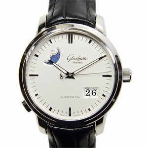Glashutte SENATOR PANORAMA DATE 100-04-13-02-04 Automatic Stainless Steel Silvery & White