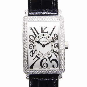 Franck Muller LONG ISLAND 1000 SC REL D (OG) Automatic 18kt White Gold & Diamond Silver