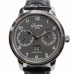 Glashutte SENATOR OBSERVER 100-14-02-02-04 Automatic Stainless Steel Dark Grey