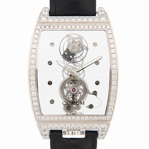 Corum BRIDGE 100.161.69-0F01 0000 Manual Wind 18kt White Gold & Diamond Transparent Skull