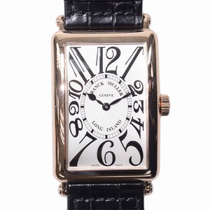 Franck Muller LONG ISLAND 1002 QZ (5N) Quartz 18kt Rose Gold Silver