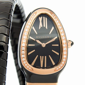 Bulgari SERPENTI 102532 Quartz Ceramic Black