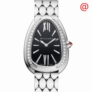 Bulgari SERPENTI SEDUTTORI 103449 Quartz Stainless Steel & Diamonds Black