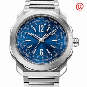 Bulgari OCTO ROMA 103481 Automatic Stainless Steel Blue 