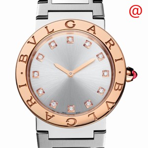Bulgari BULGARI 103577 Quartz 18kt Rose Gold & Steel Silver