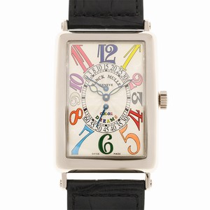 Franck Muller LONG ISLAND 1100 DS R COL D RM(OG) Automatic 18kt White Gold Silver