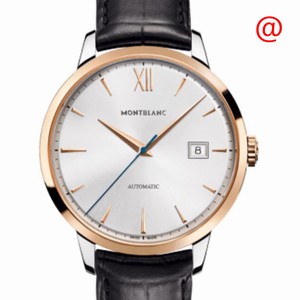 Mont Blanc MEISTERSTUCK HERITAGE 111624 Automatic 18kt Rose Gold & Steel Silver