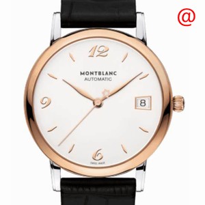Mont Blanc STAR CLASSIQUE 112145 Automatic 18kt Rose Gold & Steel Silver