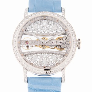 Corum GOLDEN BRIDGE 113.000.69/0F06 DG99G Manual Wind 18kt White Gold & Diamond White
